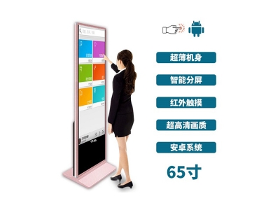 超薄立式65寸紅外觸摸一體機(jī)安卓版